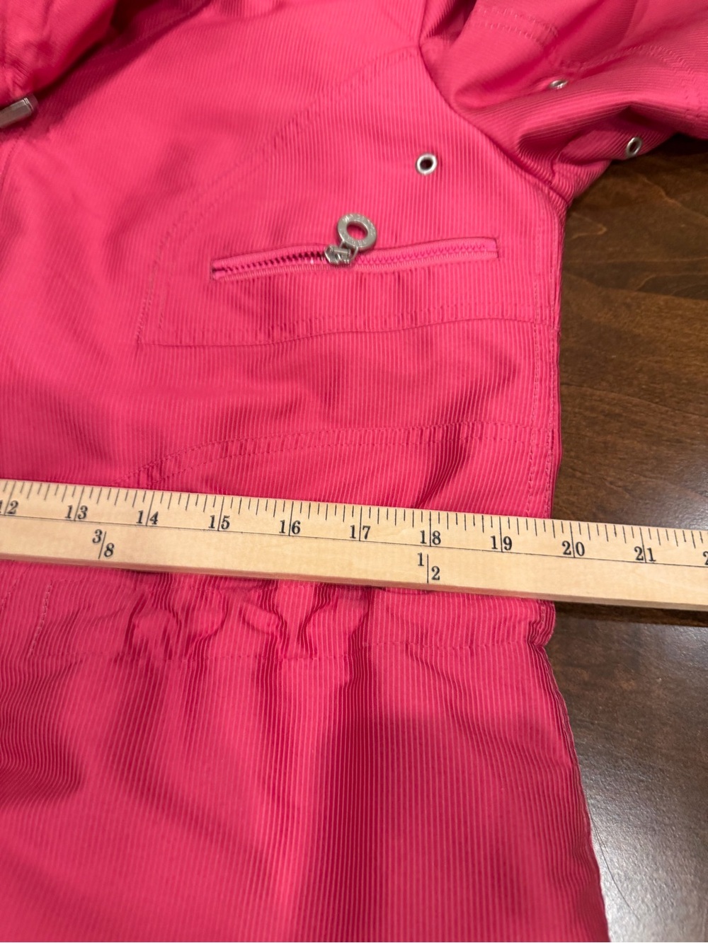 Vintage Armani Collezioni Hot Pink Hooded Zip-Front Jacket - Picture 7 of 10